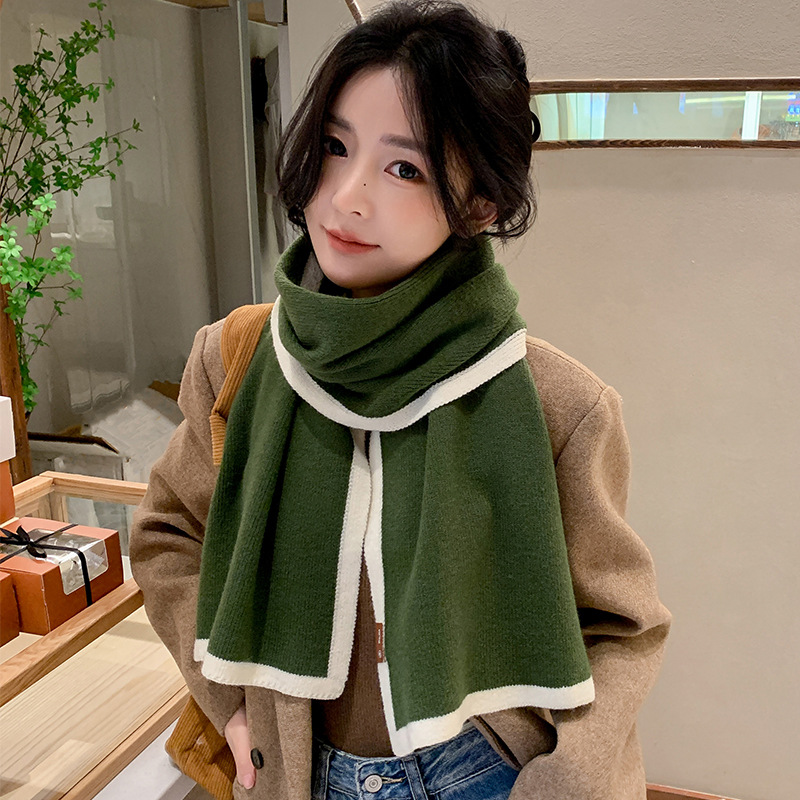 2023新款圍巾女秋冬小香邊氣質百搭保暖披肩高級休閒軟糯圍脖批發
