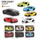 Cross-border simulation alloy car model children's toys back light car model boys toys car ornaments wholesale