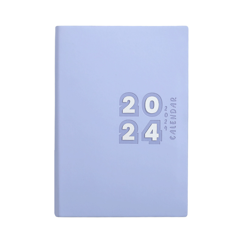 Cross-border 2024-day book English A5 Notebook inner page 365 days Daily schedule book time management notepad