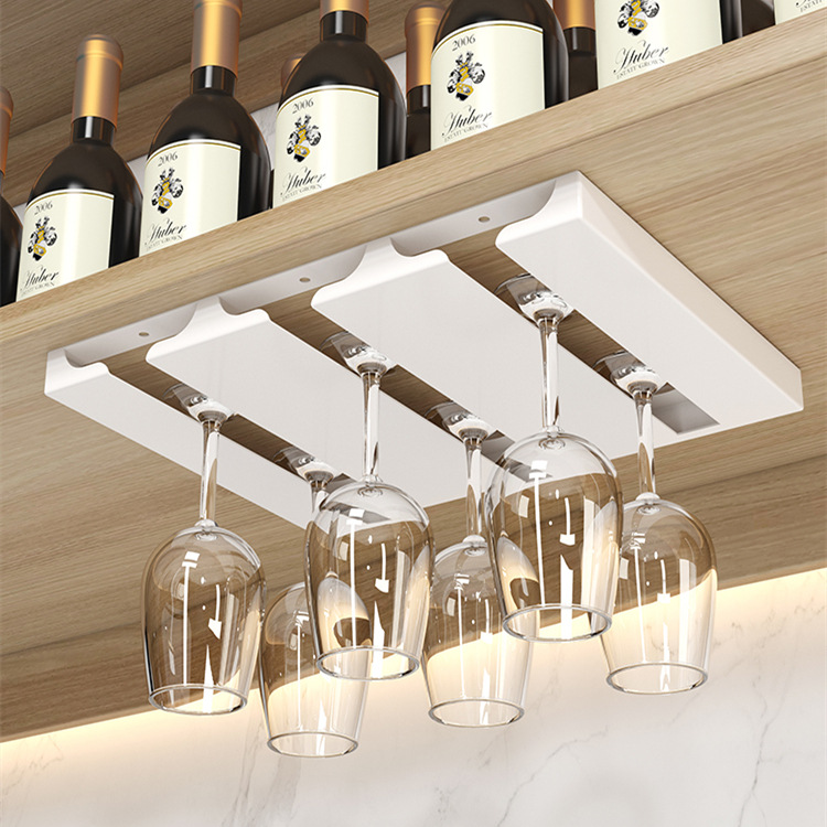 Creative High Foot Cup Rack Red Wine Cup Rack Inverted Hanging Household Wine Cup Rack Light Luxury High-end Ornaments Storage Rack