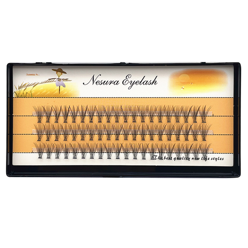 0.10 10p hot melt grafting hair Scarecrow false eyelashes natural three-dimensional self-planting eyelashes factory wholesale