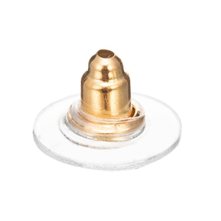 Frisbee earring plug bullet metal plastic film earplug earcap factory outlet