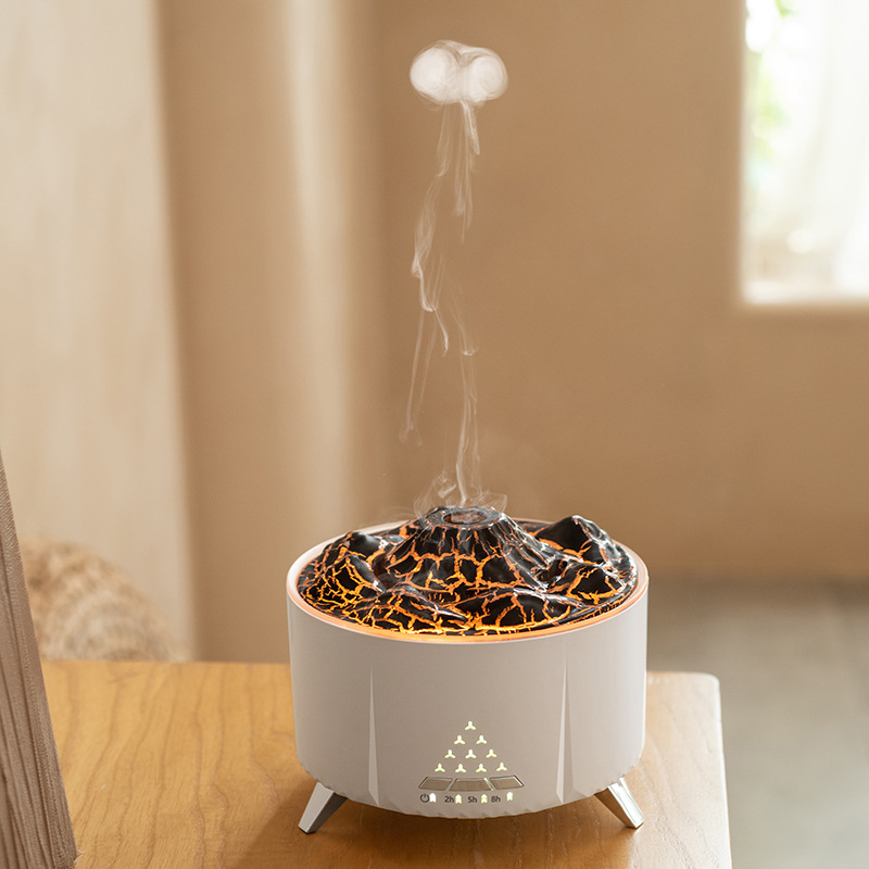 Flame humidifier flame aromatherapy machine household desktop fog volume hydrating spray lamp USB Humidifier