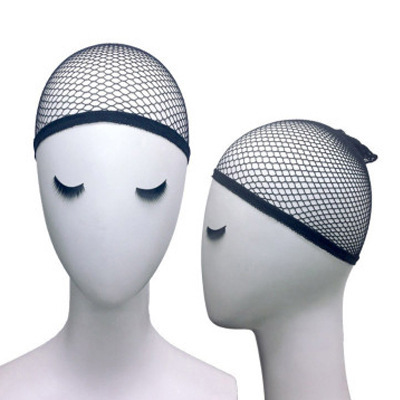 Yiwu daixiu wig hair net for wearing chemical fiber hair cover net wig mesh cap double-headed hair net