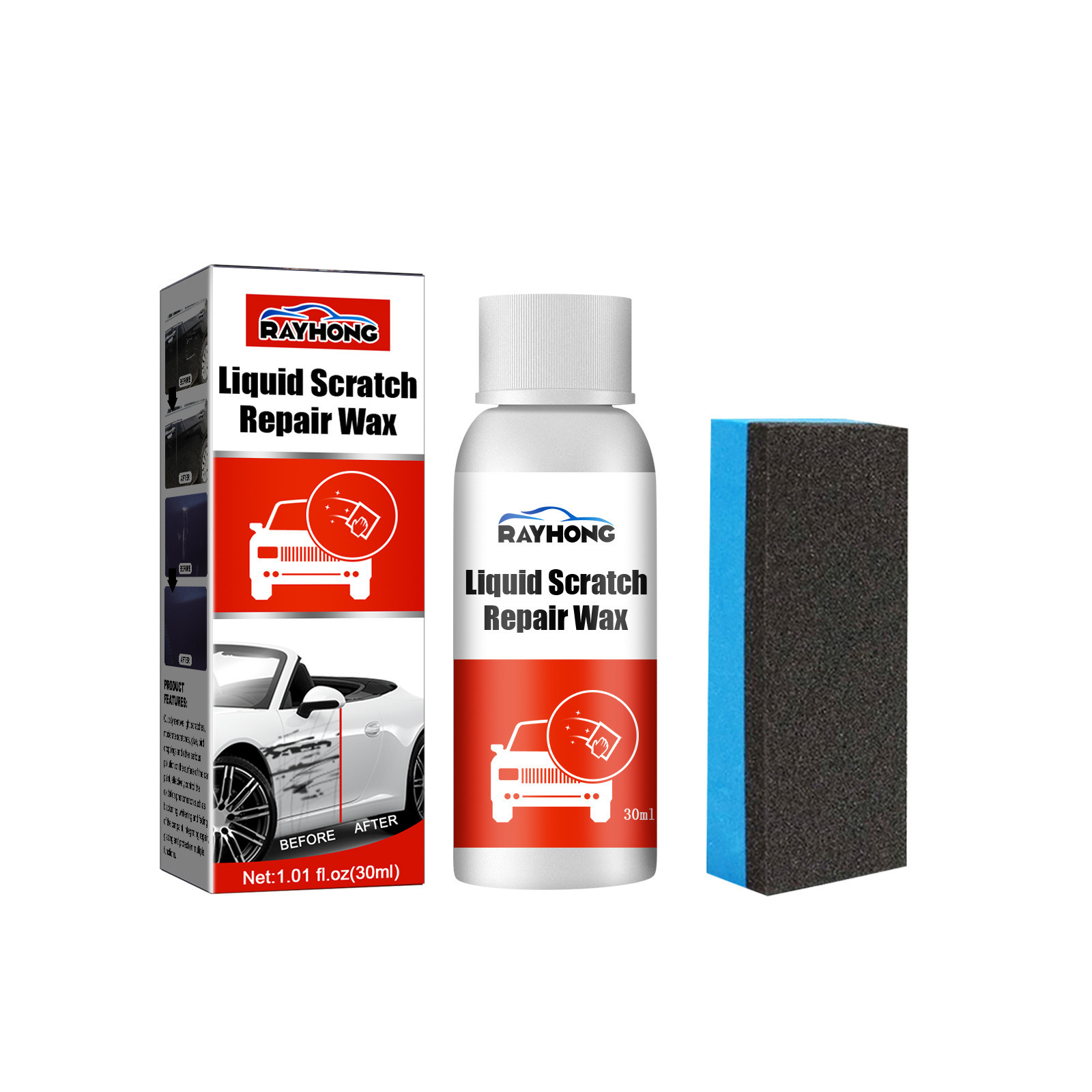 Rayhong car scratch repair wax refurbishment paste fine mark touch-up paint polish paste paint surface scratch polishing repair agent