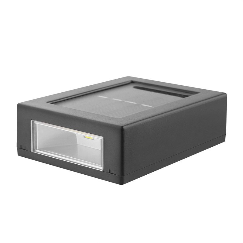 Solar Night Light Outdoor Garden Wall Light Waterproof 2LED Up and Down Light Outdoor Decorative Garden Light Wall Light