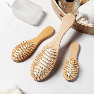 Hair comb air bag comb massage comb wood comb bamboo air cushion comb anti-static hand gift bamboo big comb