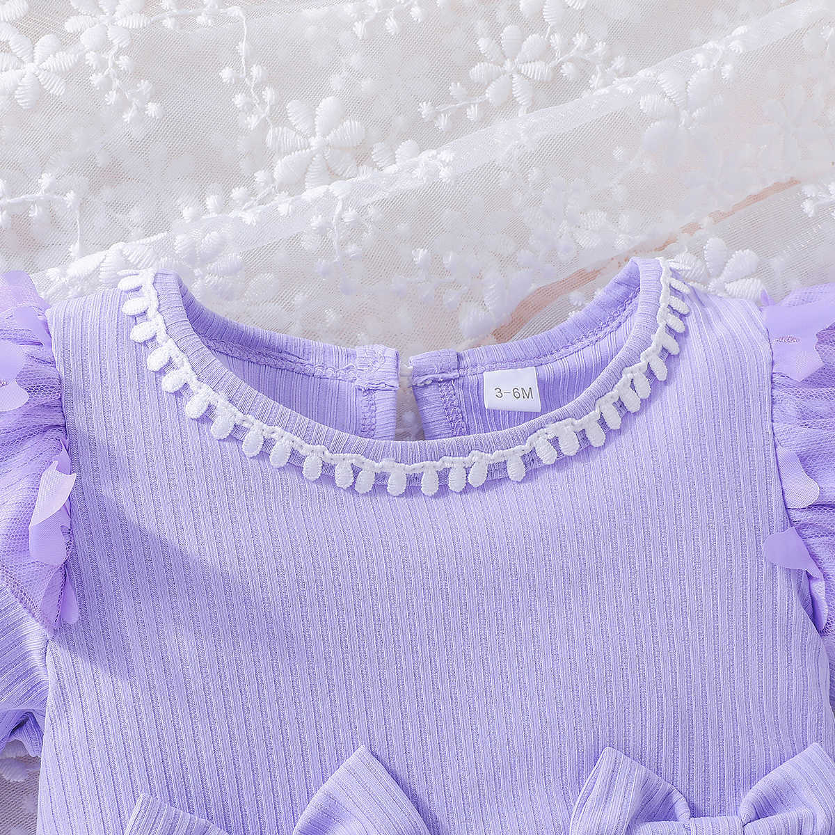 0~2 years old baby spring and autumn triangle ha dress baby girl sweet long sleeve jumpsuit children's clothing infant climbing clothing