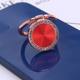 Mobile phone desktop bracket metal ring buckle New plated diamond CD pattern multi-functional lazy portable artifact bracket