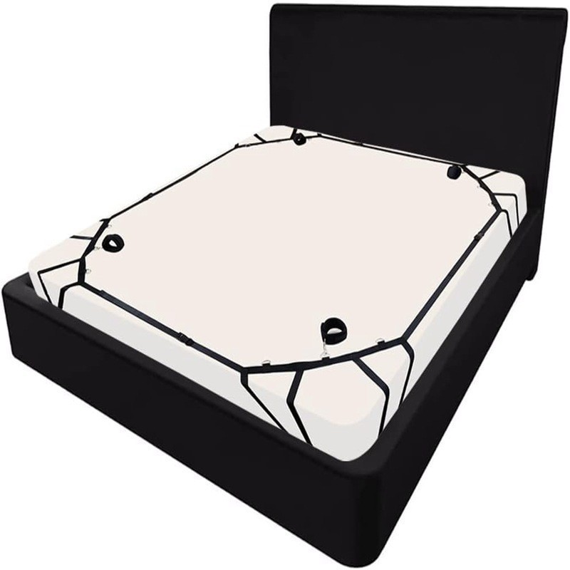 Cross-border sm adult sexy strap upgrade reinforcement spider web bed strap four-corner bed binding binding props