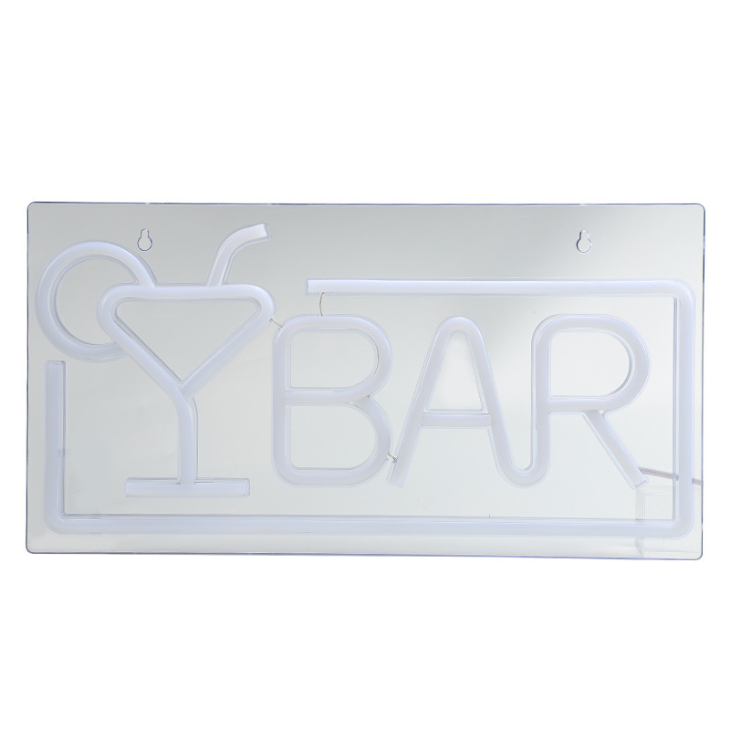 Трансграничный Новый светодиодный щит неоновый бокал для вина BAR письмо моделирование лампа настенная BAR декоративная лампа прямые поставки с фабрики