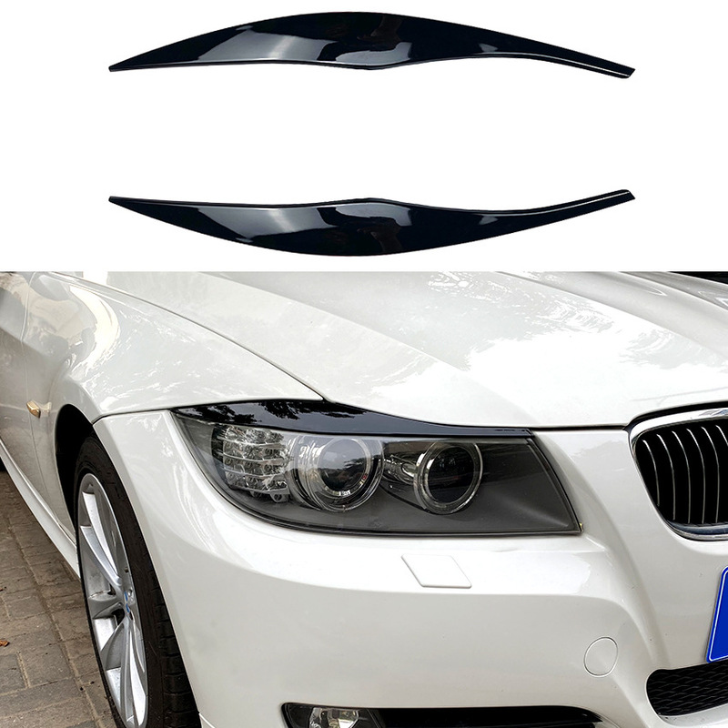 Bmw 3 シリーズ E90 E91 320i 330i 2005-2012 フロントライト眉毛車のステッカー外装装飾修正|undefined