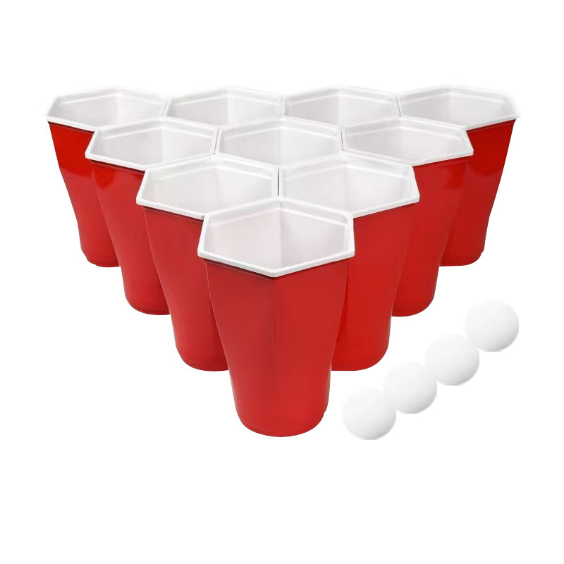 メーカー販売450ml赤使い捨てプラスチックカップbeerpongセットボックスredcupsパーティーカップ|undefined