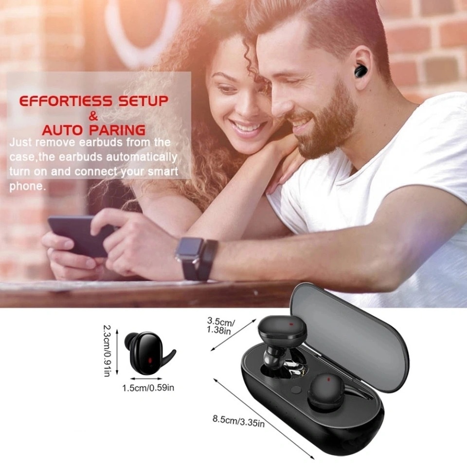 Y30 Touch Bluetooth Headset Y50 Wireless Headset Binaural Stereo TWS 5.0 Touch In-Ear Earplugs