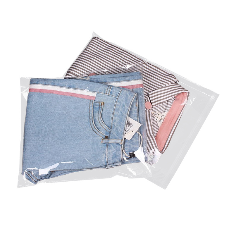 Spot wholesale opp bag clothing shirt transparent packaging bag plastic self-sealing bag printing adhesive self-adhesive bag
