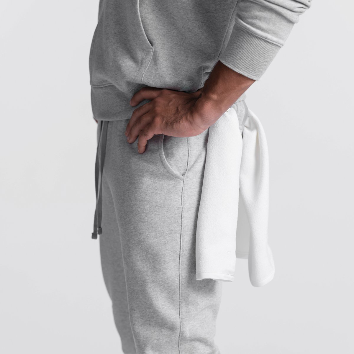 2021 Autumn and Winter Fitness Trousers Men's Muscle Elastic Sports Pants Running Training Basketball Pants Loose Leg-toe Sweatpants