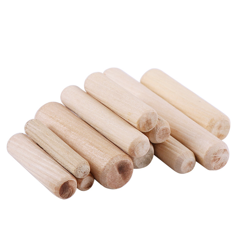 Round wooden stopper, wooden nail, wooden tenon, twill wedge, wooden stick, wooden bolt, wardrobe, cabinet connector, round wooden pin
