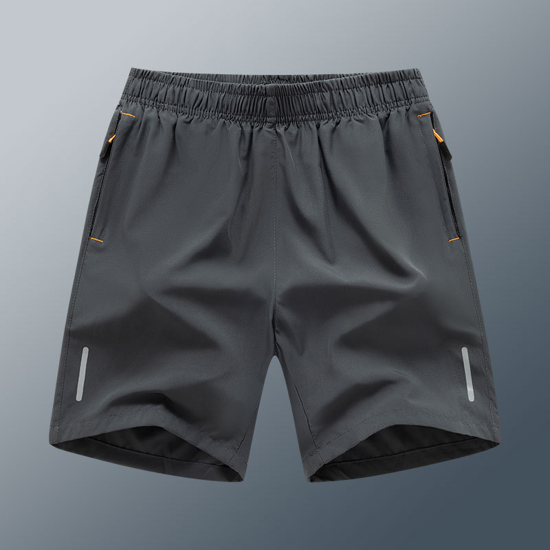 Summer Ice Silk Quick-drying Pants Men's Sports Casual Shorts Men's Loose Breathable Beach Pants Men's plus size Shorts