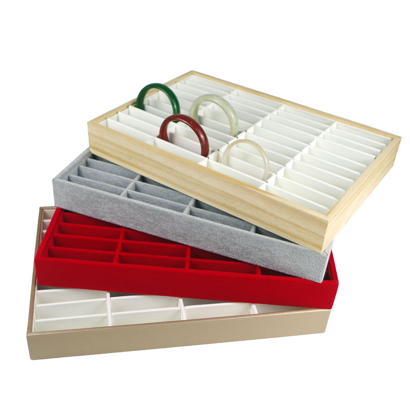 Transparent Acrylic Silver Jewelry Jewelry Display Stand Bracelet Rack Display Props Leather Jade Bracelet Display Tray