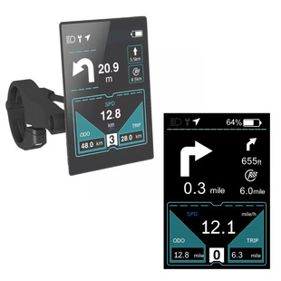Xingkaiyao Bafang Central Motor Bluetooth Display EB04 LCD Navigation Instrument UART/CAN Protocol M600