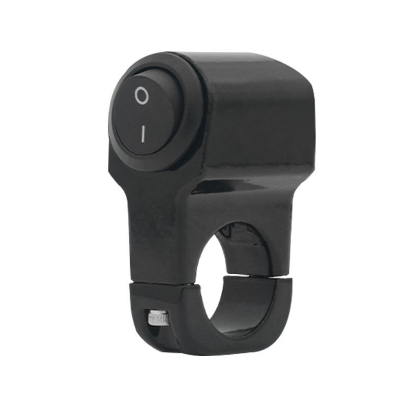 Electric car motorcycle modified aluminum alloy switch combination button multifunctional three-wire headlight double flash switch