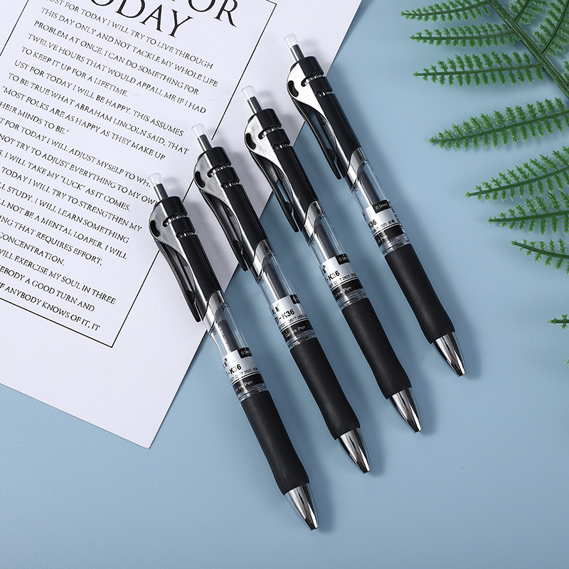 Spot factory direct K36 press pen stationery gel pen student pen office sign pen wholesale
