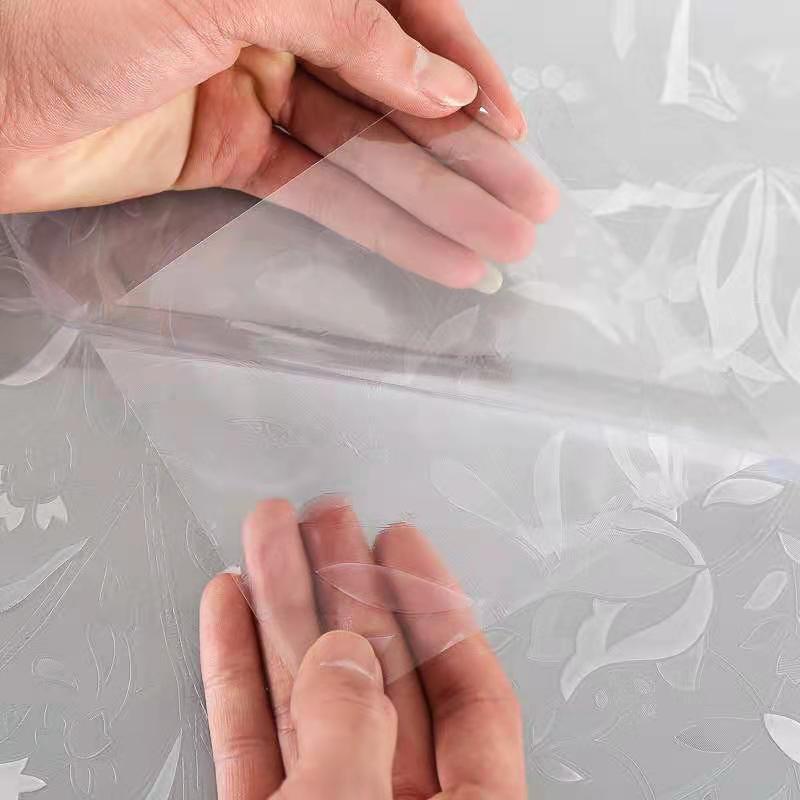 Spot electrostatic non-adhesive glass 3d decorative film frosted sunshade heat insulation sunscreen bathroom anti-peep window film
