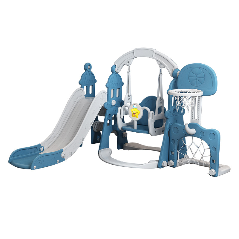 Children's Slide Swing Four-in-One Combination Small Indoor Home Kindergarten Baby Children Playground Toy