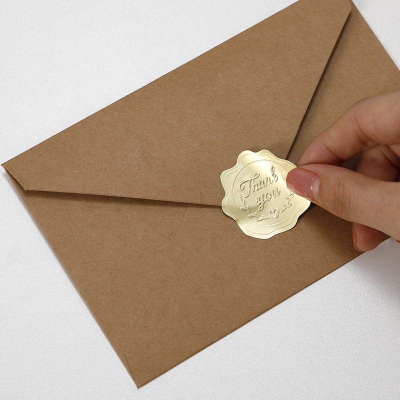 Retro Western 250g Kraft Paper Envelope ins Simple European Art Postcard Business Invitation Envelope