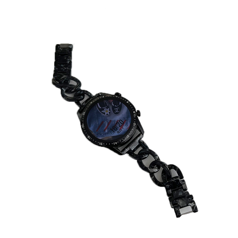 For Huawei Watch GT2pro glory magic Dream series Transparent denim chain 22mm strap