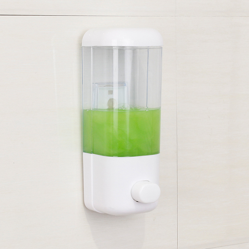Factory Direct Supply hotel bathroom press soap dispenser shampoo bath lotion punch-free wall-mounted soap dispenser