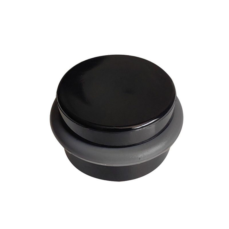 Cross-border supply punch-free black cylindrical door stop acrylic round anti-collision door touch mute door stop