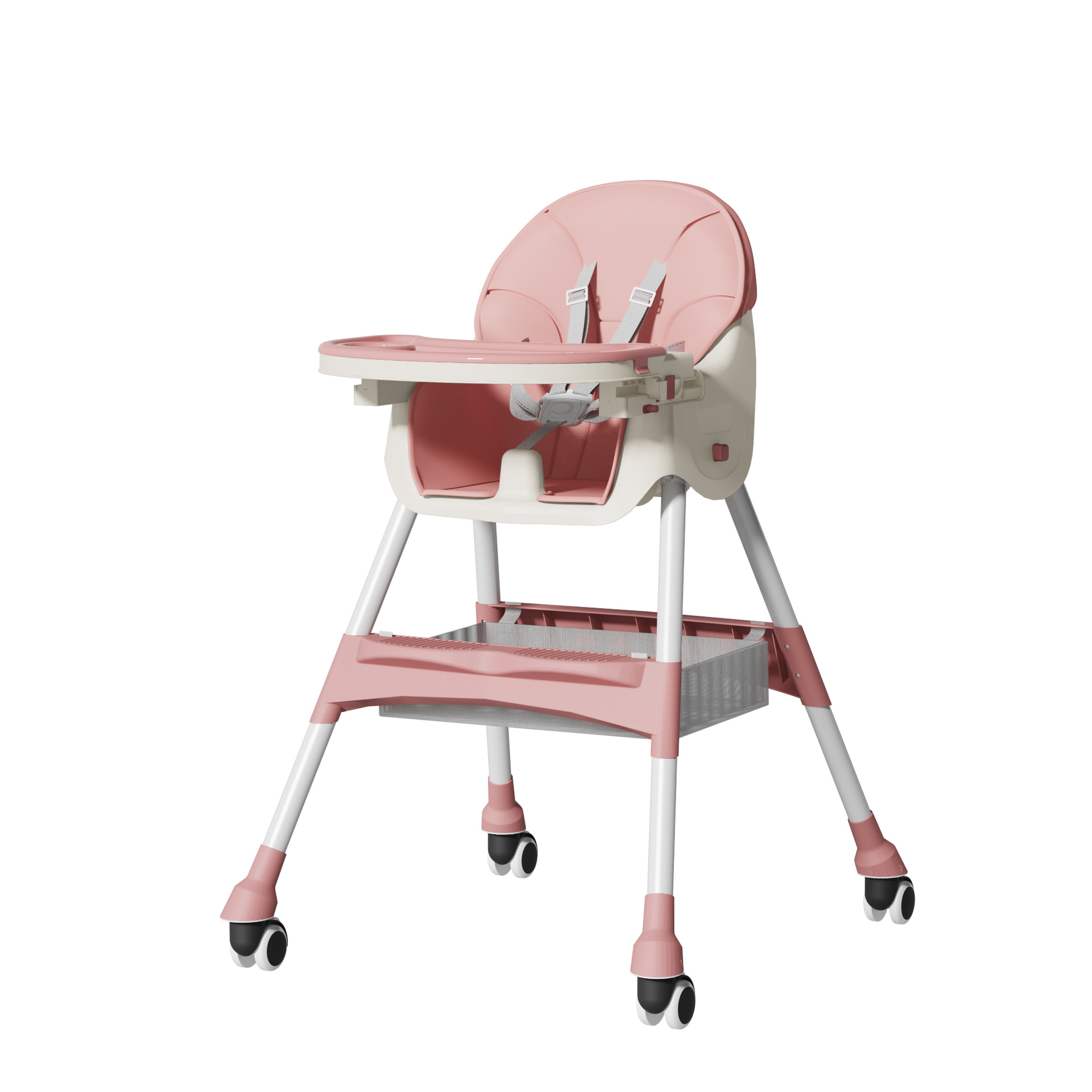 Baby Dining Chair Multifunctional Children's Foldable Baby Growth Chair 0 to 6 Portable High Chair Rocking Chair Dining Chair