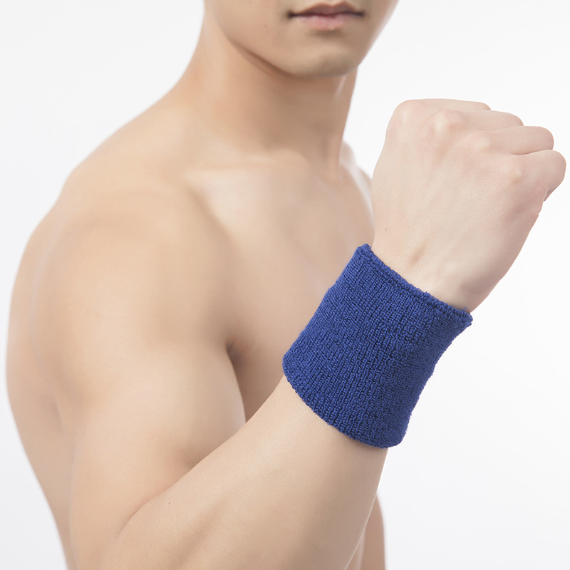 Pressurized protective towel sports wrist guard wrist fitness basketball fitness wristband breathable sweat wristband wholesale