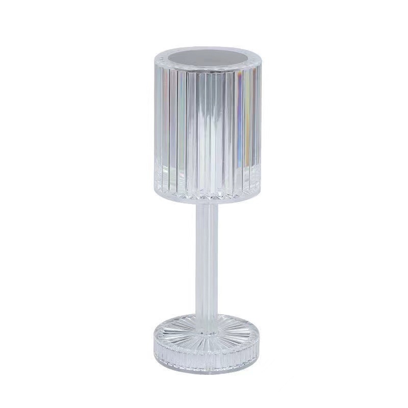 Gatsby remote control crystal lamp ins style bedroom bedside line atmosphere lamp RGB diamond touch rechargeable table lamp