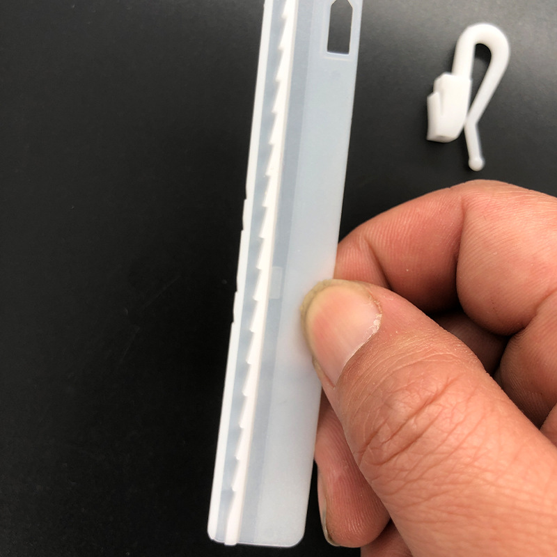 POM material clip type curtain plastic adjusting hook Korean type four fork hook Japanese type adjustable lifting telescopic hook S hook extension