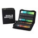 100 colors CD soft head watercolor black pole