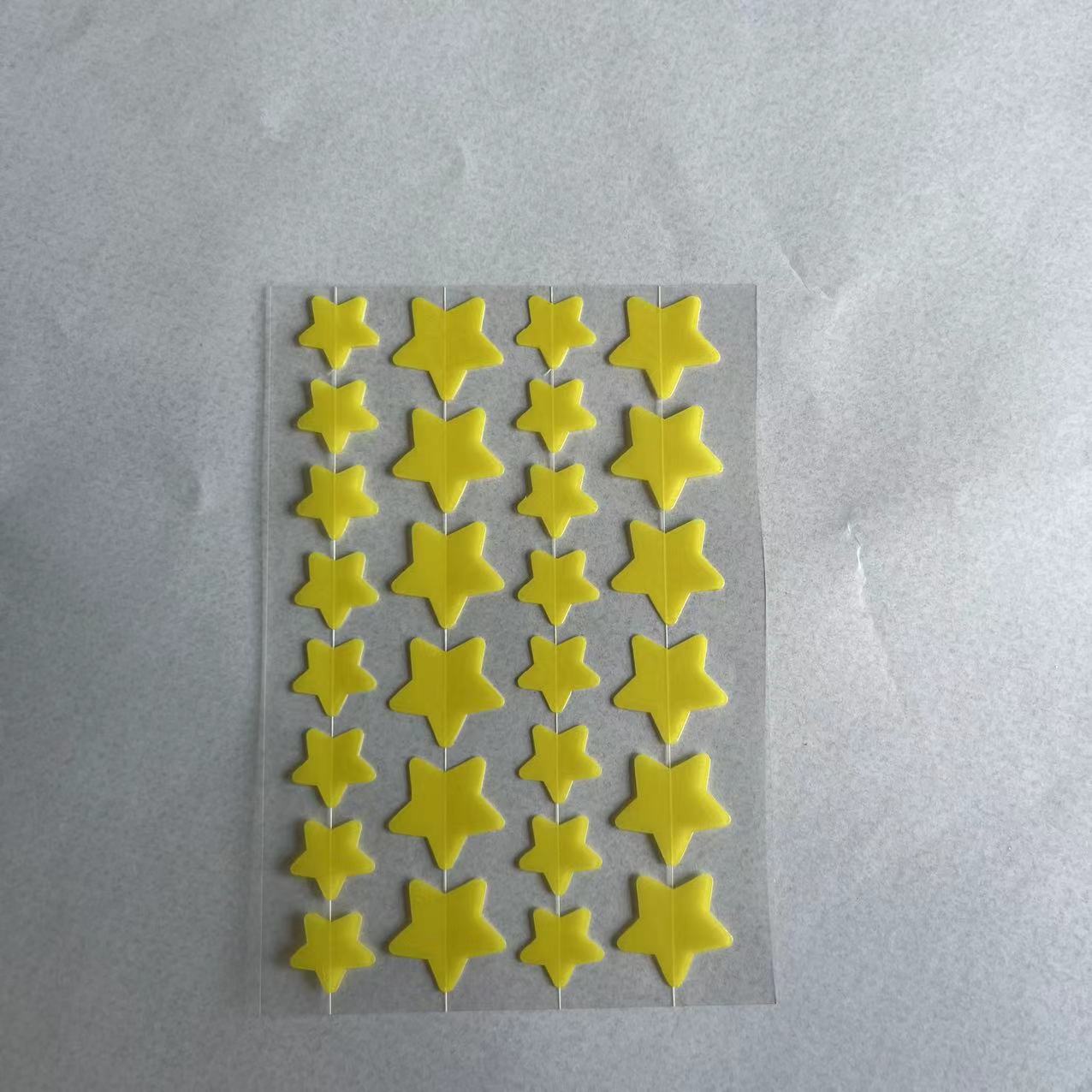 Factory wholesale colorful star concealer stickers transparent invisible acne stickers daily night acne stickers special-shaped acne stickers