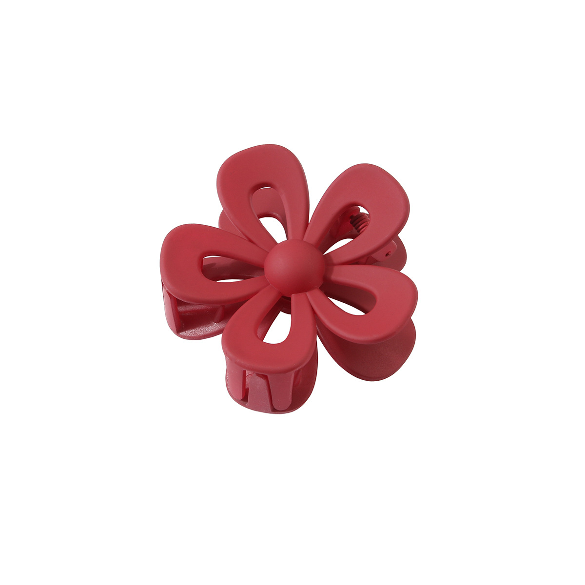 Uus õõnes suurte lilledega haaratsiklamber, jäätunud akrüülist haiklamber, naiste juukseklamber, seljaotsa haarats, hulgimüük_voghion.com