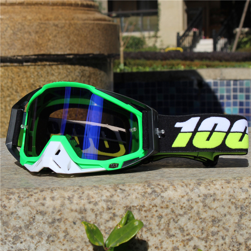 Single pair motorcycle riding goggles outdoor sports goggles mountain off-road helmet transparent safety windproof glasses