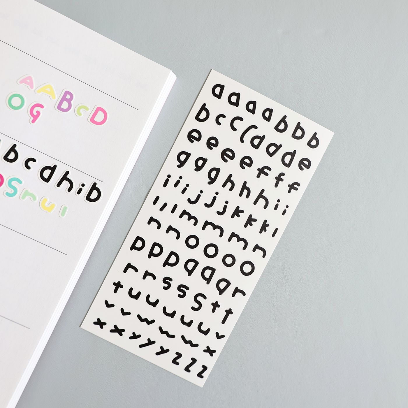 INS new letter material stickers cute DIY Goka hand account stickers decorative stickers