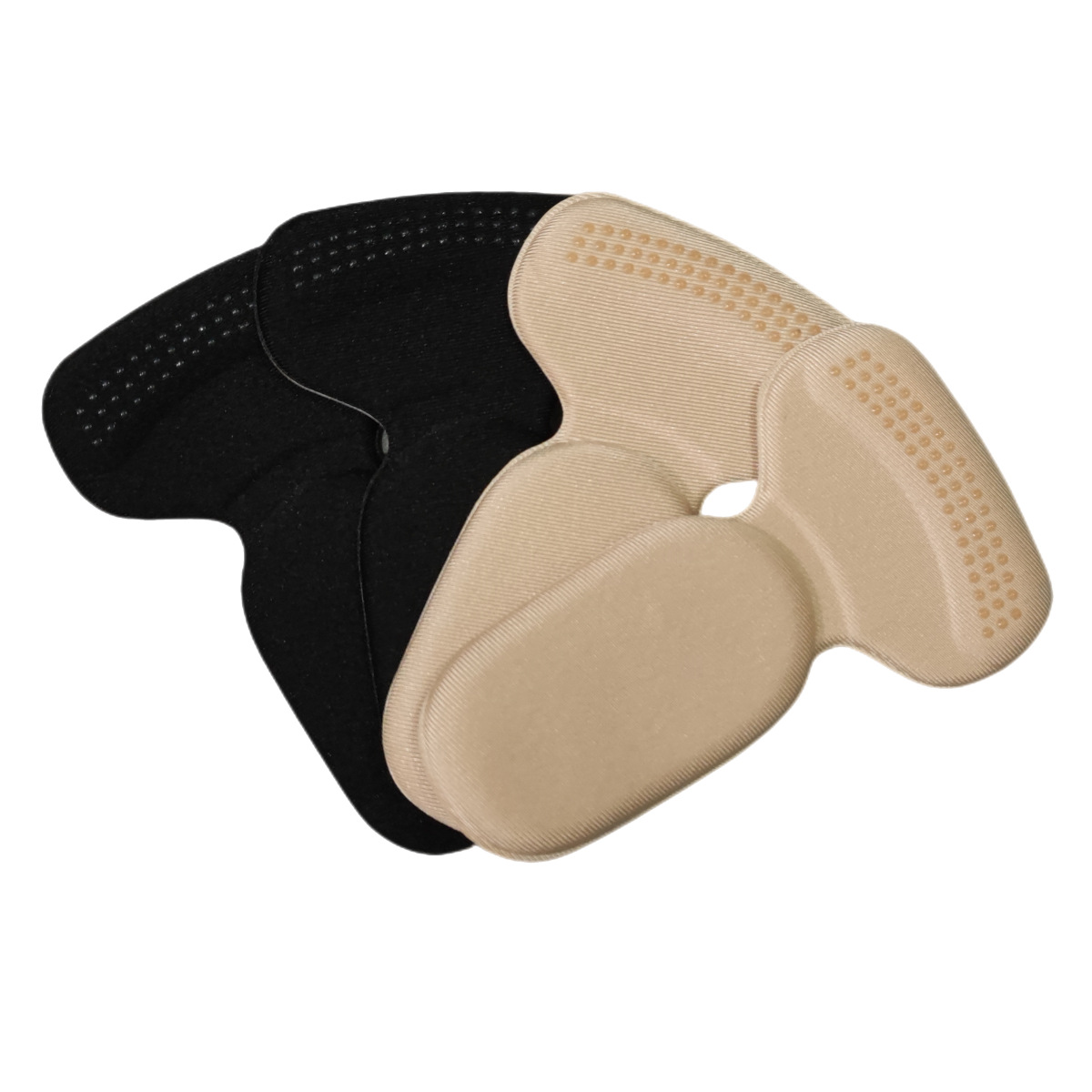 Shoes Big change small anti-wear foot heel stickers T-type anti-fall heel half size pad women's high heel insole shoes big size adjustment