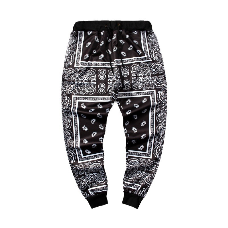 Spot original American 3D printing pants closing small feet pants pants sports casual fashion a generation of hair