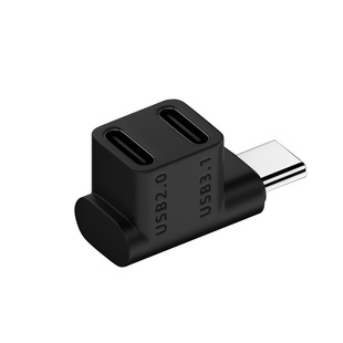 type-c One-Out Two Adapter 3.1U Type Lengthened Adapter for STEAM DECK Handheld Game Machine
