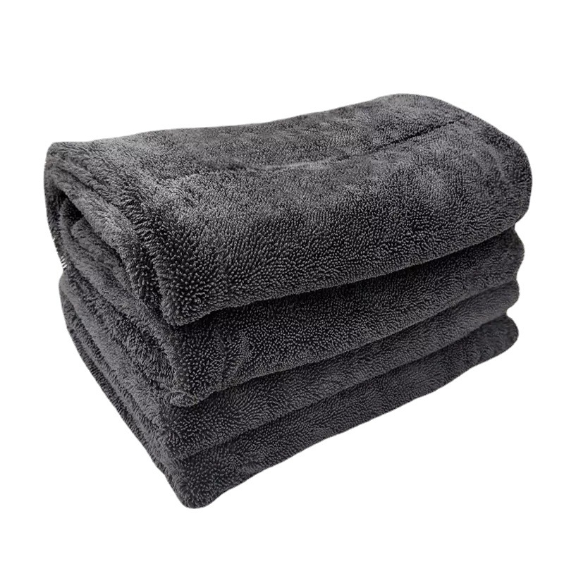 Wholesale small braid car towel double-sided thickened twisted cloth strong absorbent water collection car wash towel foreign trade cross-border