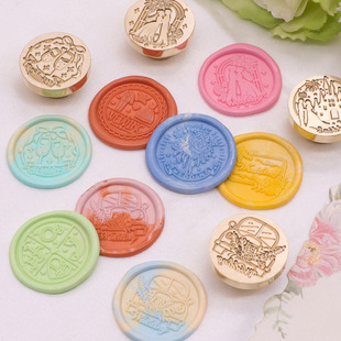 Fire paint seal wedding wedding series Student Journal creative personality seal wax packaging gift fire paint seal head