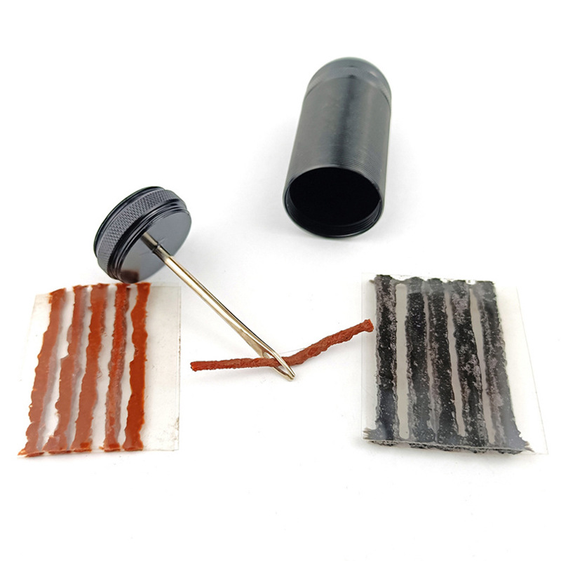 Bicycle repair tool fork drill vacuum tire repair special portable emergency tire rubber strip