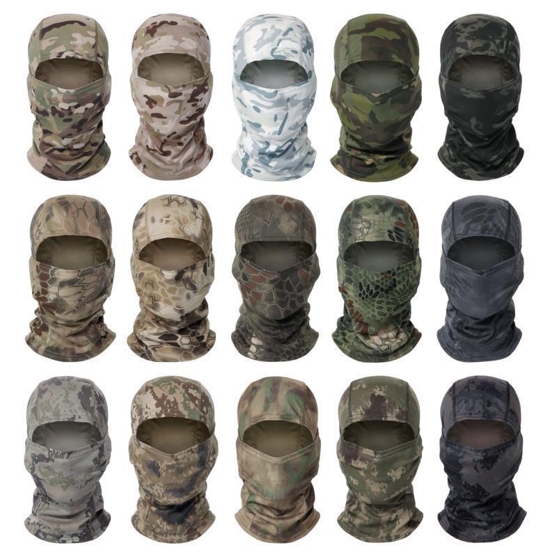 Outdoor Camouflage Headgear Tactical Riding Headgear Dustproof Headband Men's Sunscreen Fishing Mask Face Covering Windproof Headgear