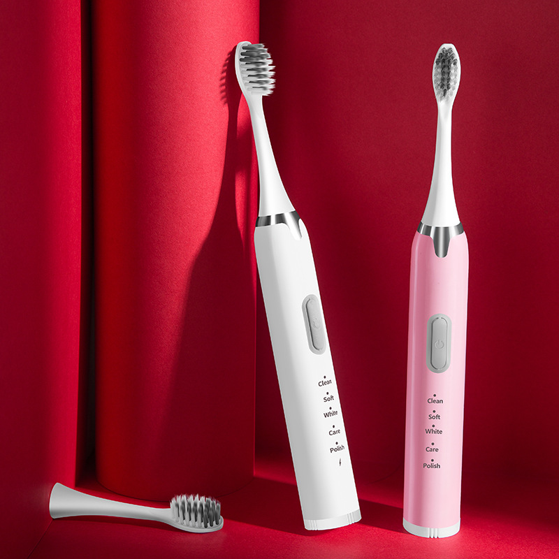 Charging 5-speed adult soft hair electric toothbrush waterproof couple's gingival cleaning toothbrush wholesale cleaning and whitening