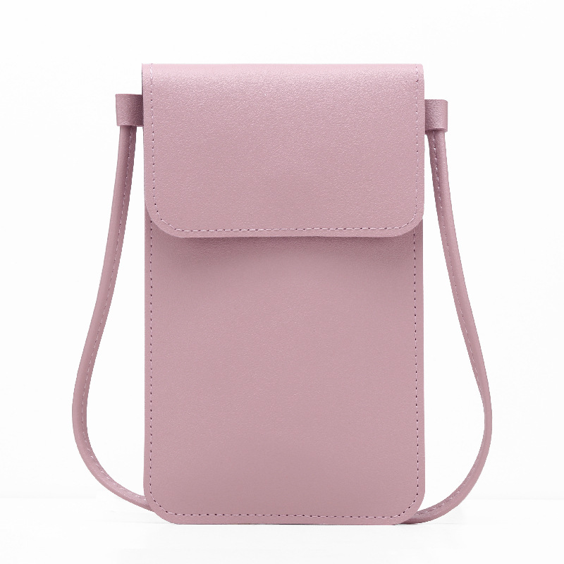 Bags for Women New Style Women's Bags Fashion Simple Underarm Bag One-Shoulder Crossbody Solid Color Touch Screen Mobile Phone Bag